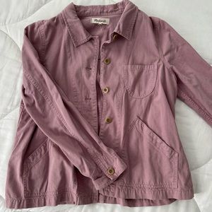 MADEWELL PURPLE DENIM JACKET